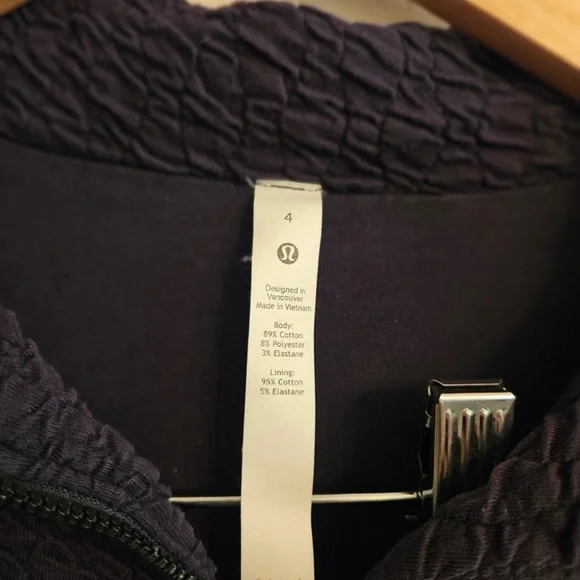 🍋 Lululemon Ripple Full Zip Jacket Size 4 🍋 - Picture 8 of 9